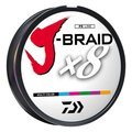 Daiwa JBraid X8 Filler Spool MultiColor Mono 16lb JB8U65-500MU